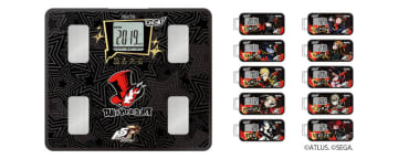 人気ゲーム『ペルソナ５ ザ・ロイヤル』とコラボレーションした音声体組成計と歩数計を発売