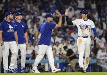 大谷翔平、4打数1安打　ドジャース3連勝に貢献【MLB】