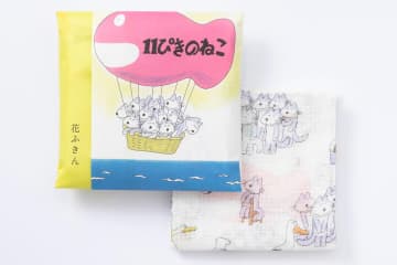 中川政七商店「絵本ふきんシリーズ」第2弾は「11ぴきのねことあほうどり」＆「わたしのワンピース」