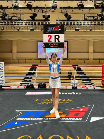 現役中学2年生・MIUさん(13歳)が史上最年少ラウンドガールとしてデビュー　後楽園ホール「WLD Vol.3」で堂々デビュー、藤原茜選手のTKO勝利を華やかに彩る