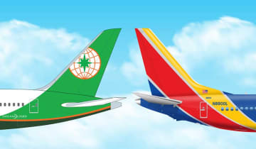 エバー航空とサウスウエスト航空、北米ネットワーク拡大で提携