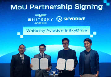 インドネシアでの空飛ぶクルマ事業化に向け、SkyDriveと現地ヘリ運航会社が業務提携