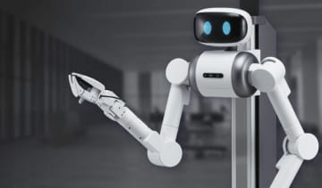 NTTデータ四国など3者、ロボットによる自治体窓口案内・警備の実証実験を開始