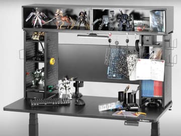 Bauhutte、プラモデルや工具を効率よく収納できるデスクラック