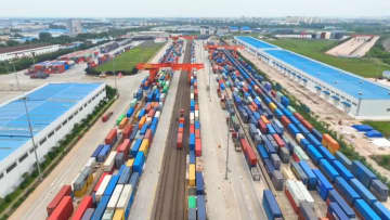 中国山東省のSCOモデル区、今年の中欧班列運行数が過去最多ペース