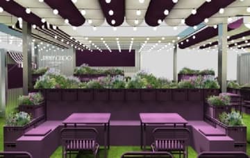 ジミー チュウ／銀座に英国スピリット表現したカフェ9／12オープン