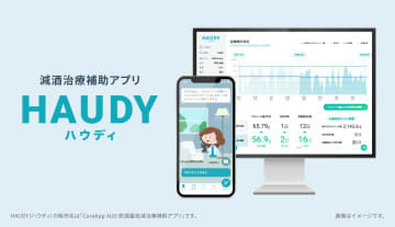 保険適用のアルコール依存症治療アプリ「ハウディ」