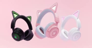 Razerのネコミミヘッドセット最新モデル「Razer Kraken Kitty V3 Pro」「Razer Kraken Kitty V3 X」が登場！9月5日発売