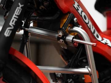 荷物満載でも安定のハンドリング！ CT125 ハンターカブ用「EVATEK × PROFENDER ステアリングダンパーキット」が発売