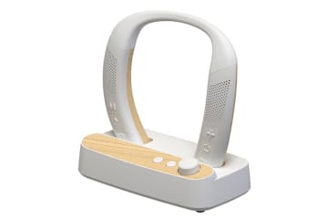ZEPEAL、スタンド置きスタイルでも使える首掛けスピーカー「木聲（きこえ）」