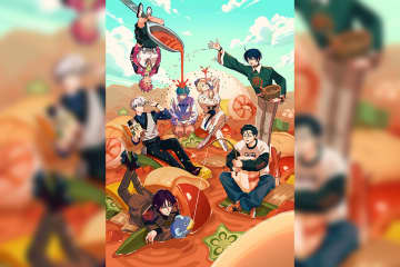 超人的シェアハウスストーリー『カリスマ』 4周年記念描きおろしイラスト公開