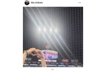 ド軍本拠地に米大物俳優の日本人妻「気付いて下さる方がチラホラと…」　思わぬ反響に芝田璃子が驚き