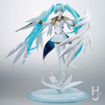 コラボ企画のイラスト「初音ミク×ウイングガンダムゼロEW」が「Lucrea」シリーズで立体化！