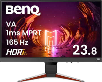 【Amazonスマイルセール】BenQのリフレッシュレート165Hz対応23.8型ゲーミングモニター「MOBIUZ EX240N」がお買い得【2025.8】