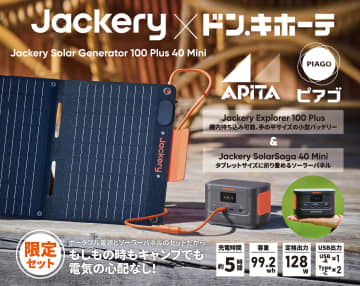 Jackery、“手のひらサイズ”のポータブル電源とソーラーパネルのセット。防災の日に発売