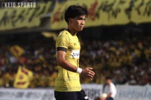 p【ソッカー（男子）】田中雄大　角田惠風　西野純太　齋藤真之介　三浦成貴　大下崚太　中町公祐監督　試合後インタビュー／第７６回早慶サッカー定期戦/p