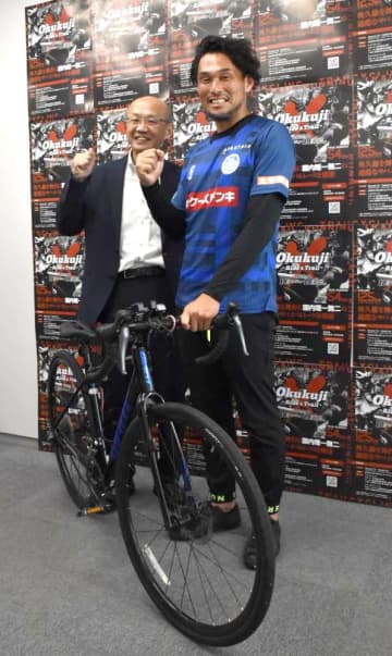 茨城県北舞台のレース　J2水戸・本間さん出場　初サイクリングに意気込み