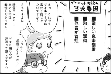 「失敗するダイエットの3か条」繰り返しダイエットに失敗する本当の理由【ダイエット挑戦マンガ#9】