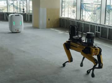 竹中工務店・NTTドコモビジネスなど、空間IDを活用した建設現場ロボット運用システムを開発