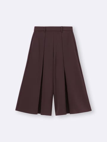通勤服なに着る？→【GU】で解決！ 大人の即戦力♡「上品キュロッツ」