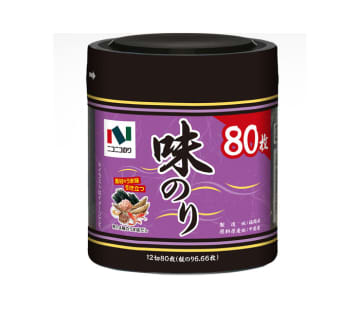 「中国産味のり卓上」 国産高騰による海苔離れ防ぐ ニコニコのり秋季新商品