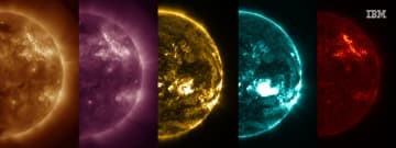 NASAとIBM、太陽AIモデル「スーリヤ」開発–フレアの発生場所を2時間前に予測