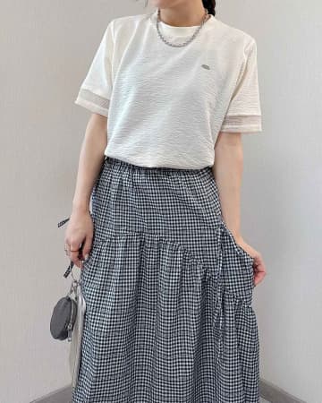 【しまむら】透け感がオシャレ♡「1,089円トップス」