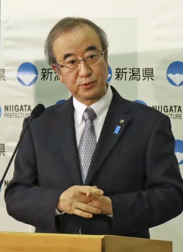 新潟知事、政府決定を評価　再稼働判断、影響見極める