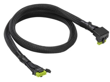 L字型コネクタ採用の12V-2x6ケーブル「12V-2x6 600W L-Type Cable」がASRockから
