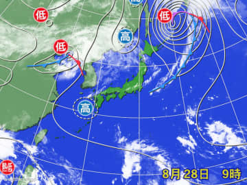 西・東日本は天気急変に注意　北日本は次第に天気崩れる