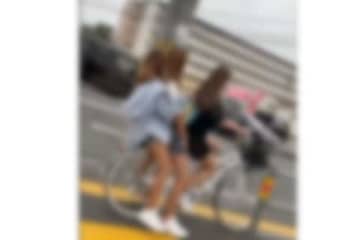 女子中学生？ 自転車「3人乗り」動画が話題、道交法違反か…来年4月からは「反則金」対象にも