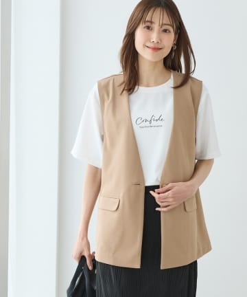 【ハニーズ】大人が似合う！ サッと羽織ってサマになる「万能ジレ」