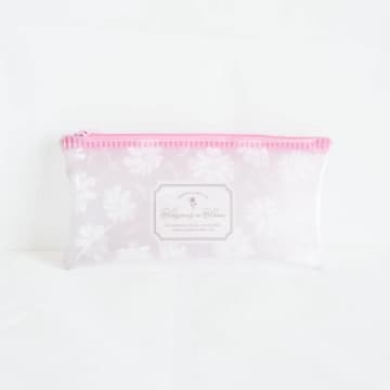 【ダイソー】花柄が可愛い♡「クリアポーチ」