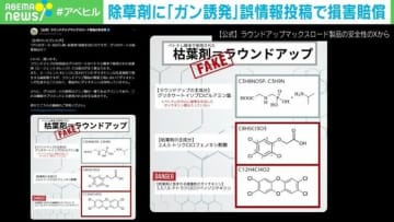 「除草剤がガン誘発」デマ投稿で損害賠償…企業の訴訟相次ぐ 投稿者の責任は？ 弁護士が警鐘「自由には責任が伴う」