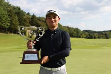 若原亮太が下部ツアー2戦連続V　15歳アマは大健闘2位