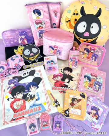 「らんま1/2」乱馬、あかね、シャンプーにPちゃんも♪ 90年代テイストを今風アレンジ！新作全45アイテム