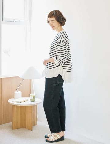 「シンプルすぎ」を回避！【しまむら】40・50代のサマ見え！「ワンツーコーデ」