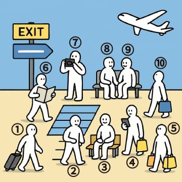 直感で選んで！10人の中で「一番自分に似ている人」は誰？今の心理状態がわかる【心理テスト】