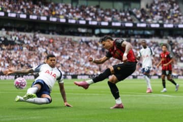 トッテナムが今季初黒星、3連勝ならず…序盤のエヴァニウソン弾に沈みボーンマスに敗北