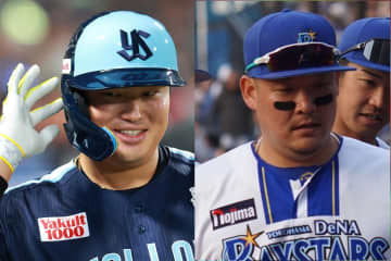 「ハマスタと神宮だけボール飛びすぎ」村上宗隆＆筒香嘉智、同日に１試合３HRの離れ業にネット衝撃「メジャー志す人はレベチやな」