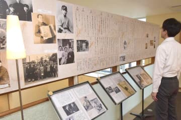 《いばらき戦後80年》出兵、死の淵さまよう　過酷な経験紹介　吉田正音楽記念館で企画展　日立