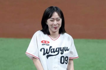 「初めて見たかも」　エスコン降臨、五輪女子のサウスポー始球式に喝采「全て美しい」