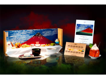 【竹芝】北斎の浮世絵がスイーツに?! 五感で楽しむ「冨嶽三十六景 後期」アフタヌーンティーで、非日常の芸術体験を