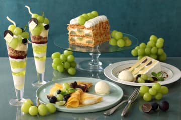 【キハチ カフェ】“シャインマスカット×巨峰”の新作パフェなど秋スイーツが登場！