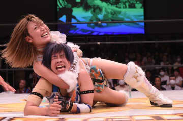 【マリーゴールド】桜井麻衣、パートナーMIRAIにレフェリーストップ勝ち！「一番勝ちたかったMIRAIに勝つことができました」