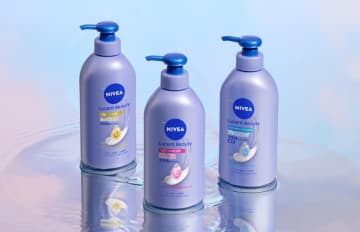 ニベアから新作ボディミルク発売。秋冬に向けて、透明感のあるうるおい肌にケアしていこ♡