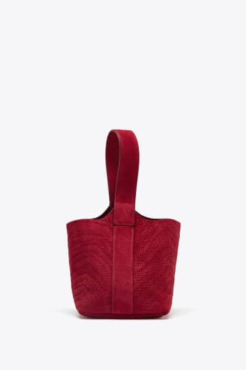 【ZARA】トレンドど真ん中♡「赤色バッグ」