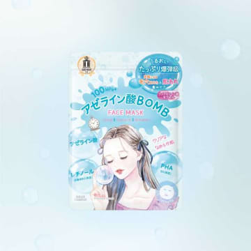 毛穴ケアに新提案♡クリアターン「アゼライン酸BOMBマスク」が登場