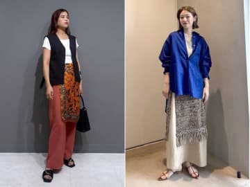 9月はトレンドの「腰巻きスタイル」で運気アップ！ こなれ感ある腰巻きのコツって？