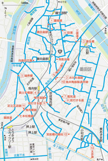 暗渠マニアックスがゆく！ 墨田区の暗渠のDigりかた。見方によって街の異なる姿が見えてくる